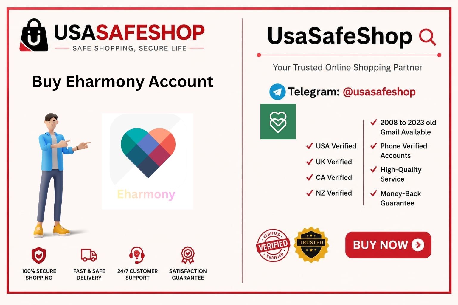 Buy eHarmony Account 1 Buy eHarmony Account