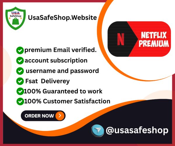 buy netflix premium account