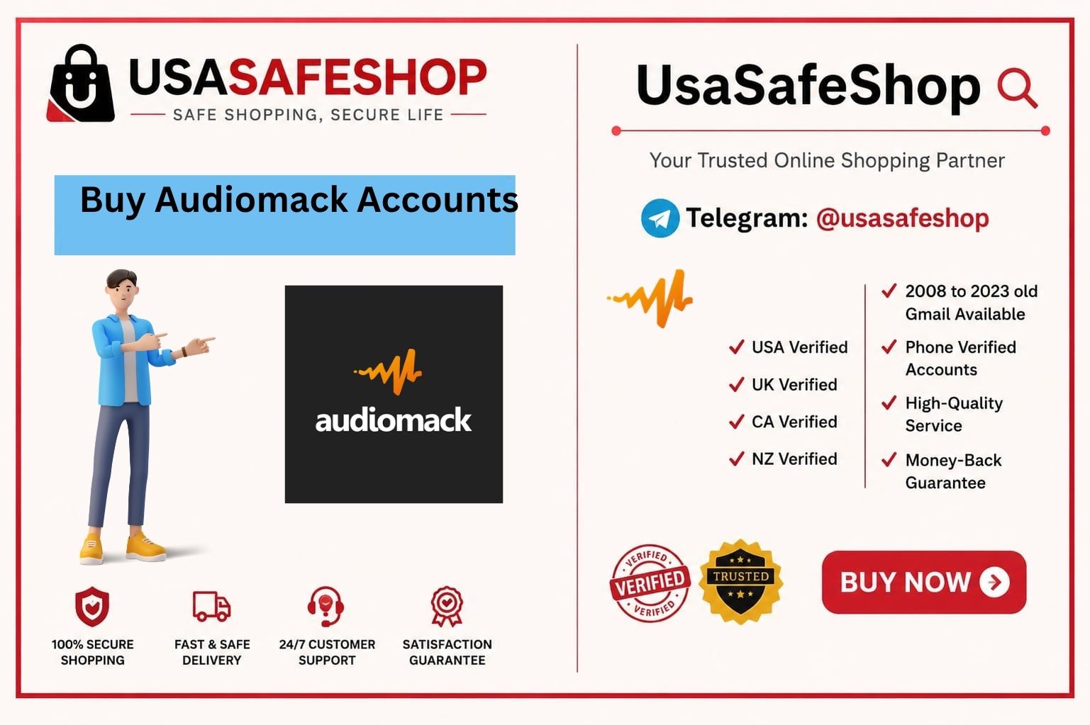 Buy Audiomack Accounts 1 Buy Audiomack Accounts