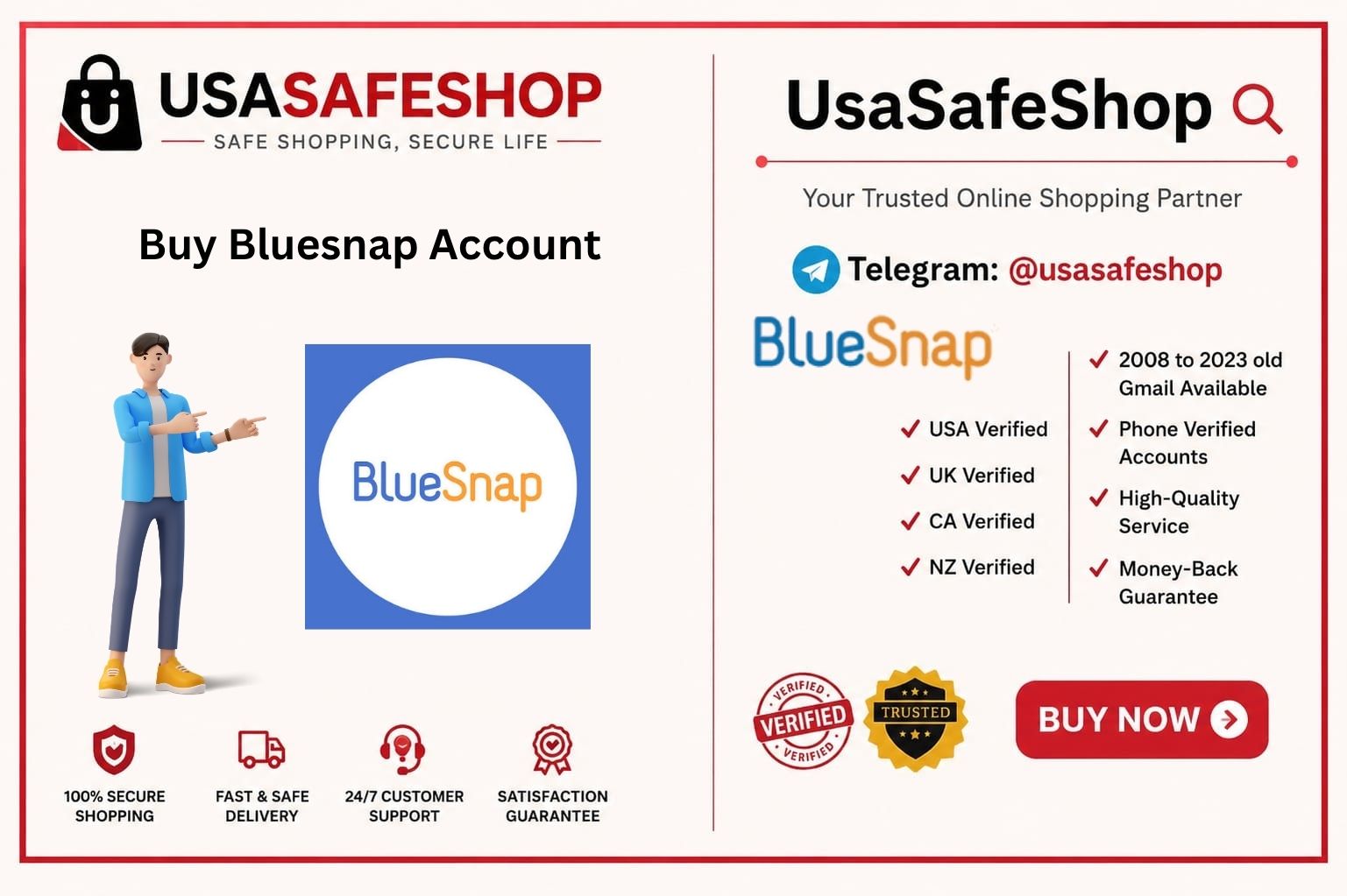 Buy Bluesnap Account 1 Buy Bluesnap Account
