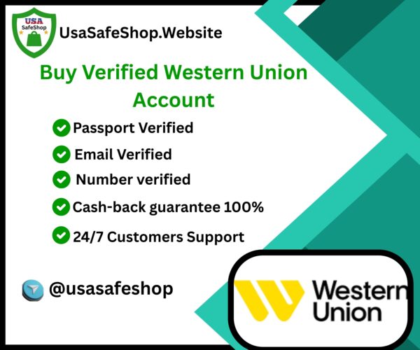 Buy Verified Western Union Account