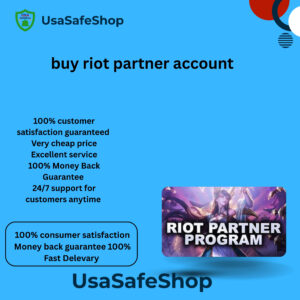 buy riot partner account