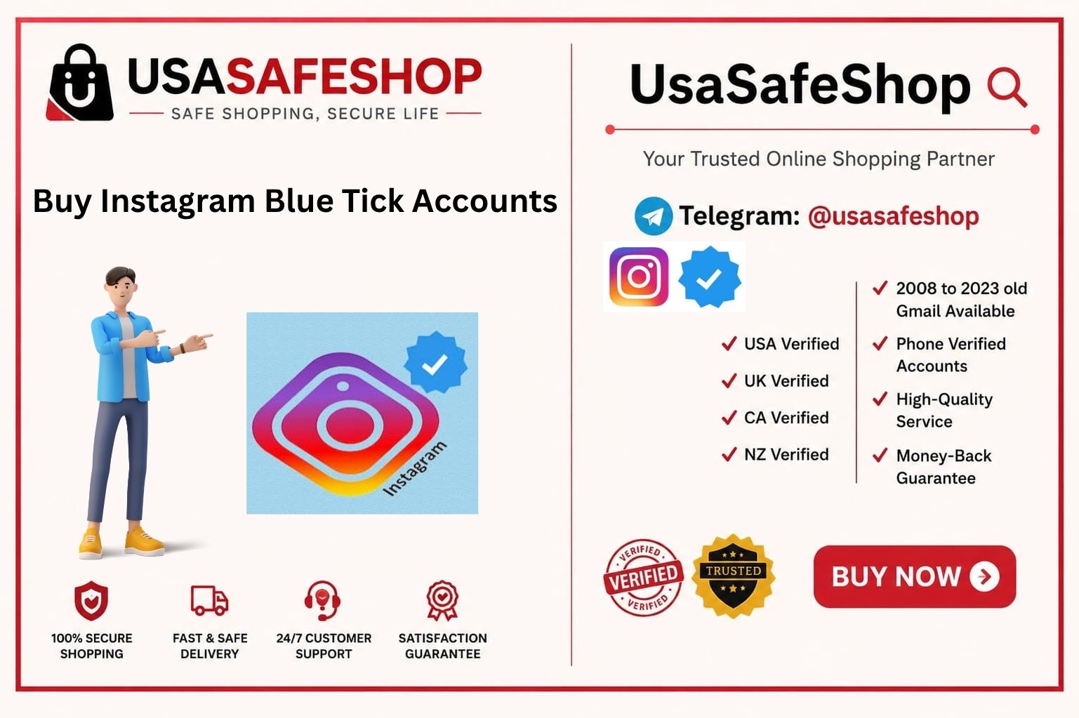 Buy Instagram Blue Tick Accounts 1 Buy Instagram Blue Tick Accounts