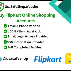 Buy FlipKart Online Shopping Accounts