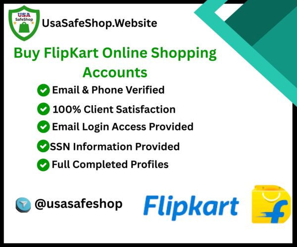 Buy FlipKart Online Shopping Accounts