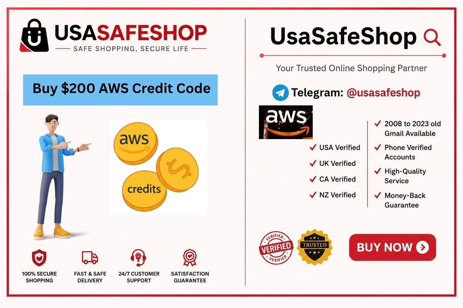 Buy $200 AWS Credit Code 1 Buy $200 AWS Credit Code